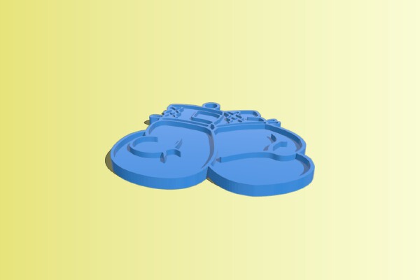 Keychain  boxing gloves | 3d print model