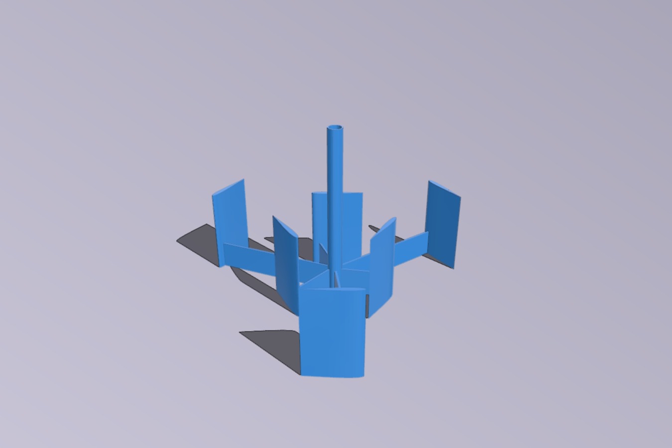 MakerBot-able_RepRap-able Darrieus Turbine