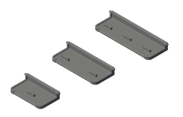 ClickClack container lid clips. Large, medium & small | 3d print model