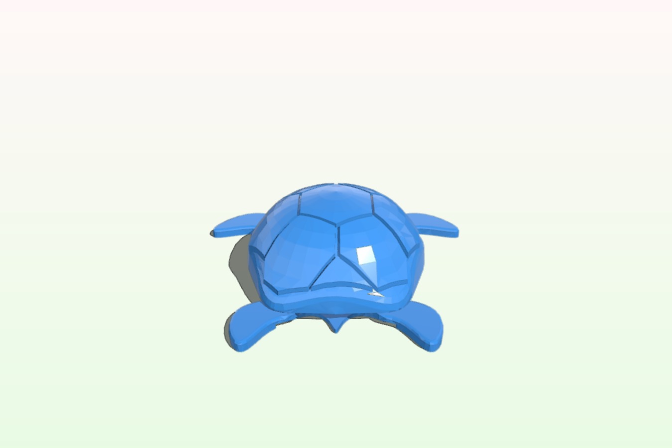 Turtle with moving legs