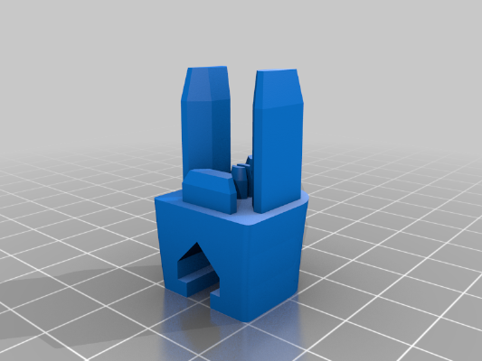 Ender 3 Filament Guide with Improved Mount | 3d print model