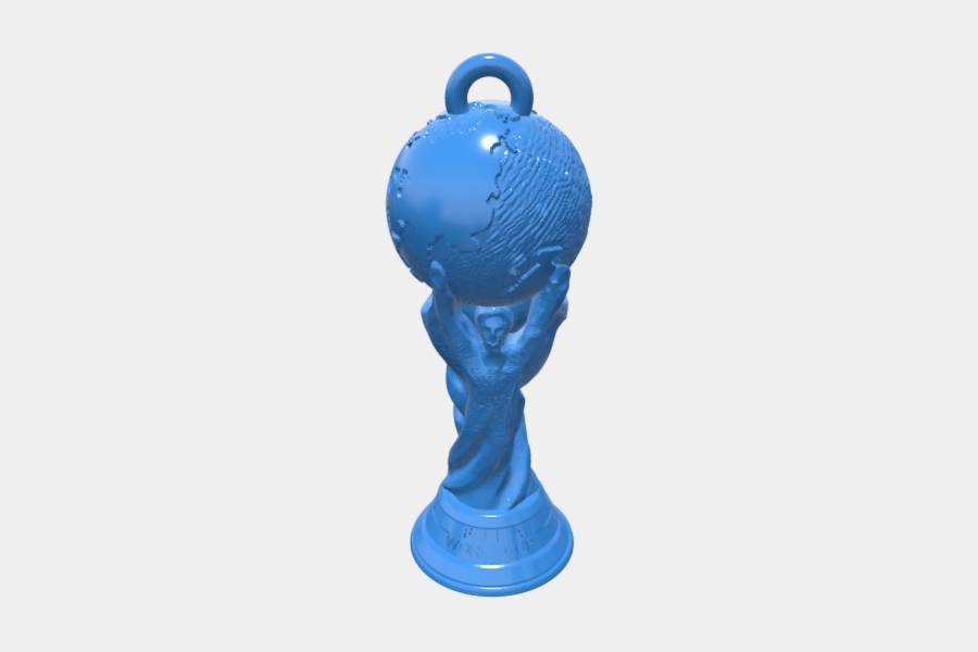 Llavero copa del mundo 60mm