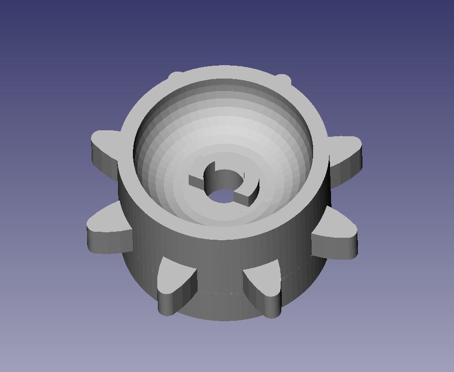 Kyosho Blizzard sprocket mod
