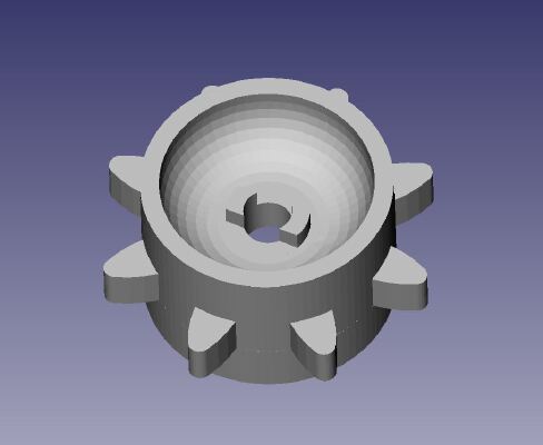 Kyosho Blizzard sprocket mod | 3d print model