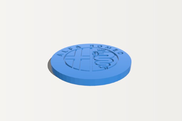 Alfa Romeo Badge | 3d print model