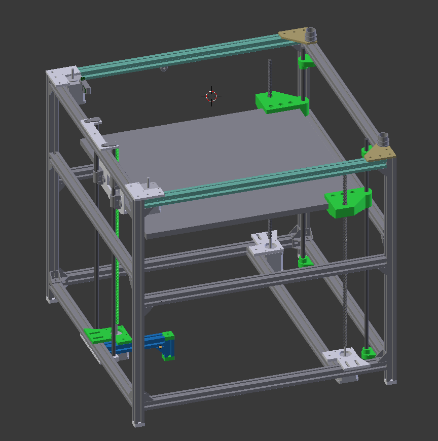  3D-Proto CoreXY 3Z Axis - more stable bed