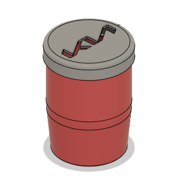 Kia Ceed JD trash can, update V2 | 3d print model
