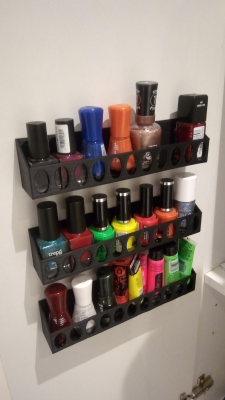 Nail Polish Rack - Customisable | 3d print model
