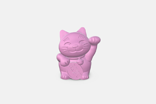 lucky cat | 3d print model