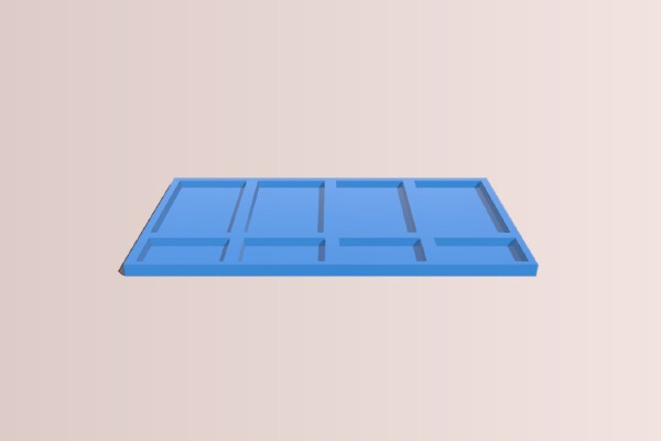 Descent 2nd Edition Status Card & Token Tray | 3d print model