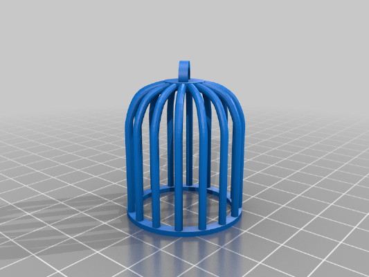 Heart in a cage earrings | 3d print model