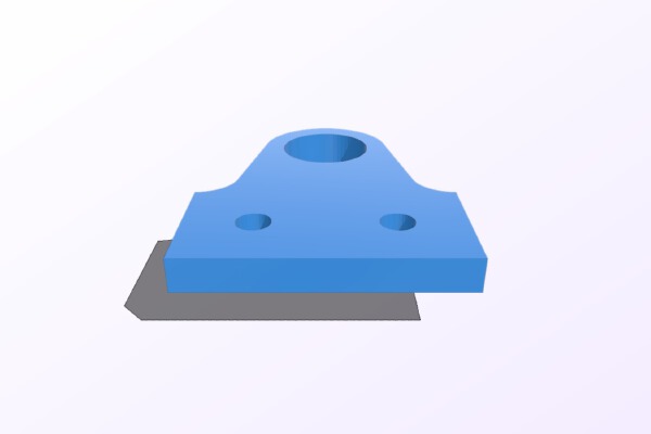 Creality Ender-2 Z-axis top stabilizer with bearing | 3d print model