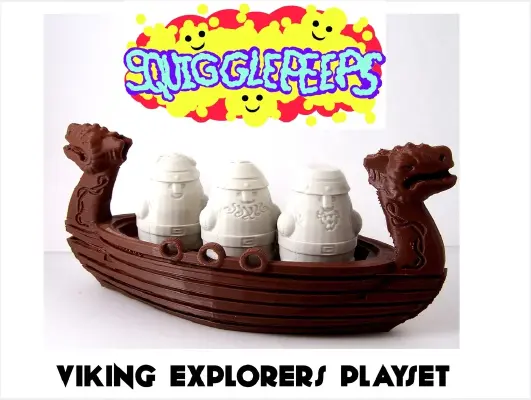 Squigglepeeps Viking Explorers Playset | 3d print model