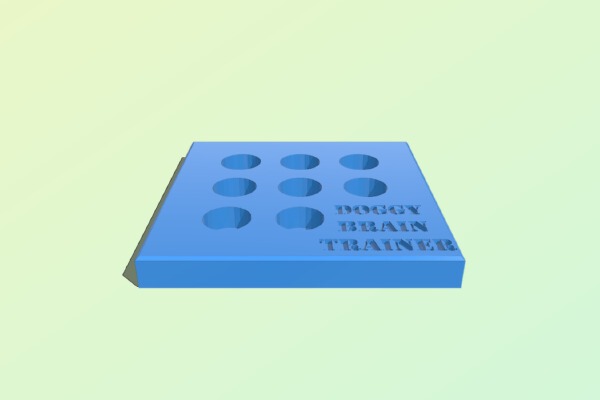 doggy brain trainer | 3d print model
