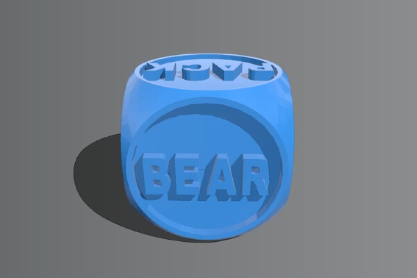 Cub Scout Chance Cube | 3d print model