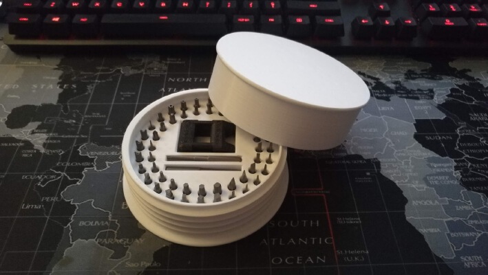 Wowstick _ ES120-121 4mm bits holder | 3d print model