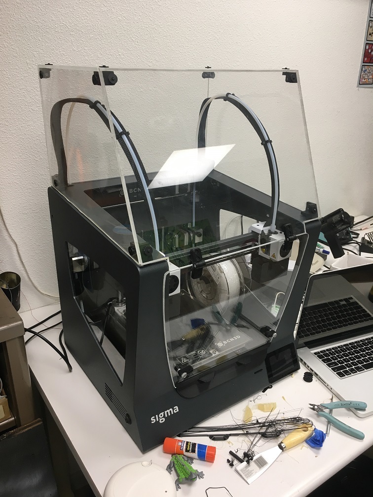 Hood for BCN3D Sigma, after Toobyy (.225" plexi)