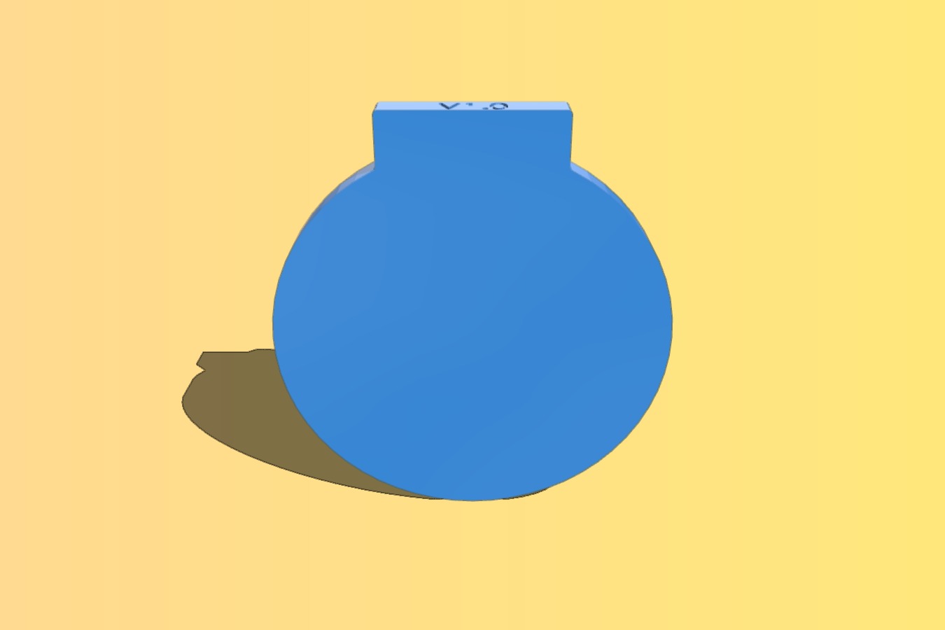 3D Printable Vacuum_Degassing Chamber base