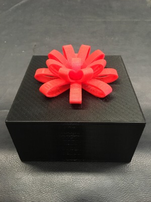 Gift Box with Bow | 3d print model