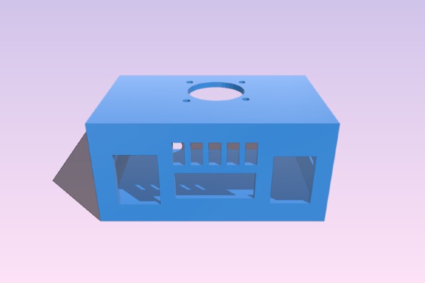 Geeetech MeCreator Power Supply Cover | 3d print model