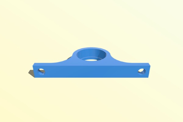 parametric pillow block | 3d print model