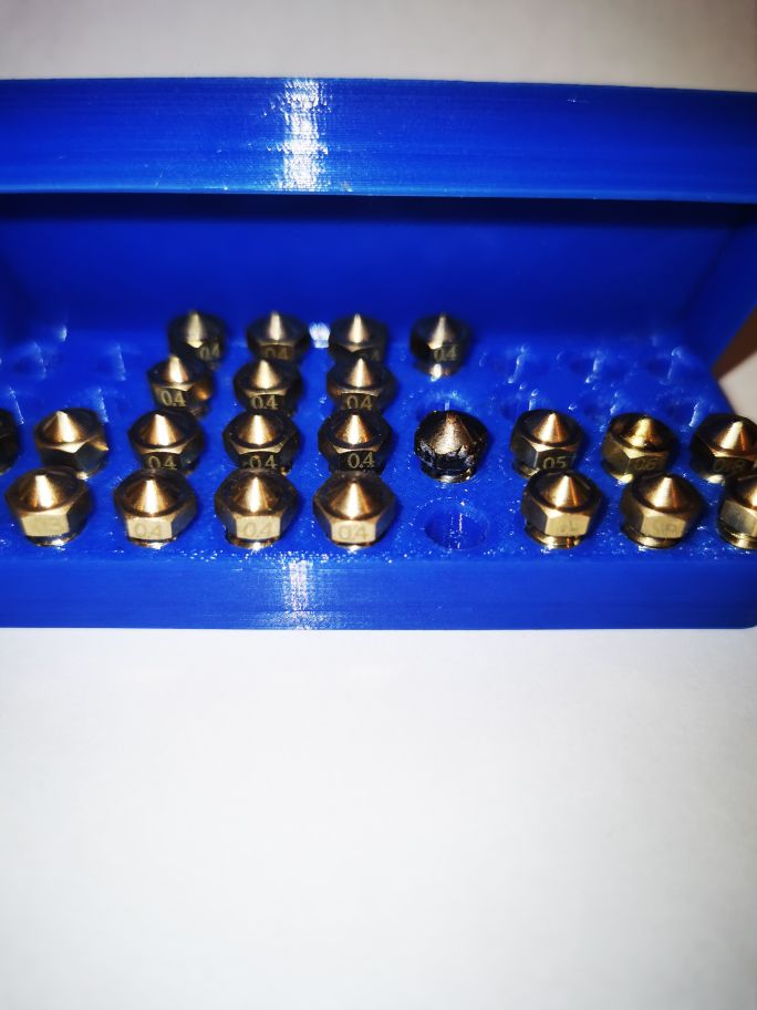 Parametric Nozzle Storage Box (V6 & MK8)