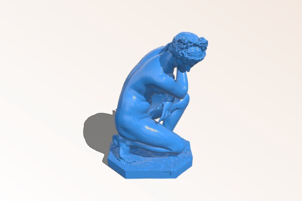 Crouching Venus – Famous statue | 3d print model