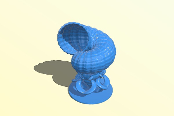 Custom Shell Mini House, for plants! | 3d print model