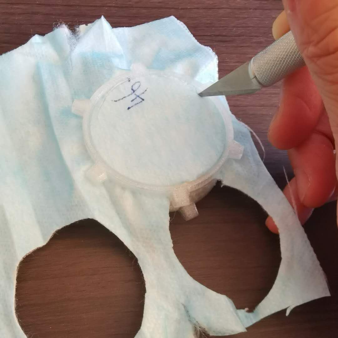 3M Respirator Surgical Mask Adaptor for 3M 6xxx_7xxx Mk2 w_Mask Cutter