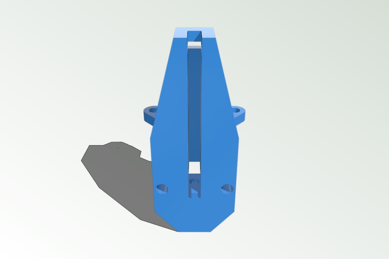 Kossel Z-probe mount by optical switch