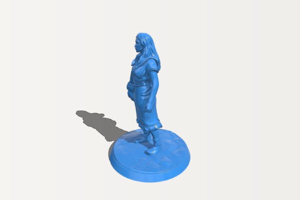 Female pedestrian | 3d print model