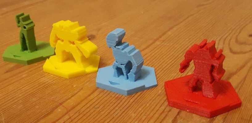 Steel Arena: Friday Night Robot Fight - Meeples | 3d print model