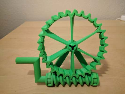 Worm Drive Gears | 3d print model