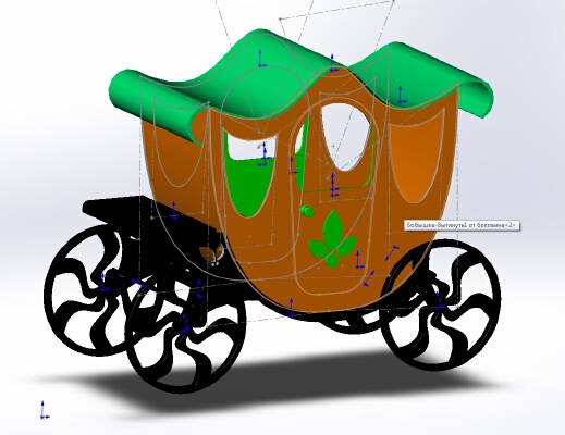 Карета carriage | 3d print model