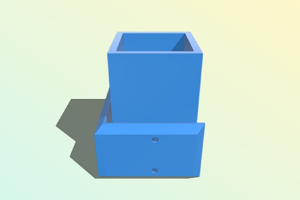 Lack Table Leg Extension - Join Hollow end to Solid end | 3d print model