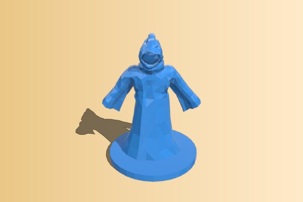 Cultist w_ base | 3d print model