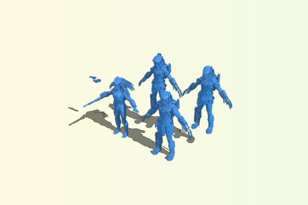predators - scale model - tm - by request for cosplay | 3d print model