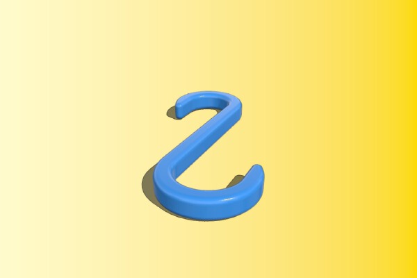 S-shaped Hook | 3d print model