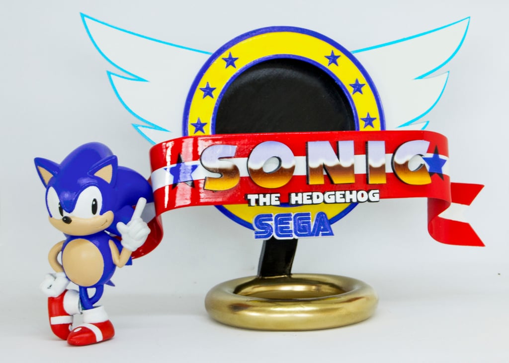 Sonic the Hedgehog Logo Stand