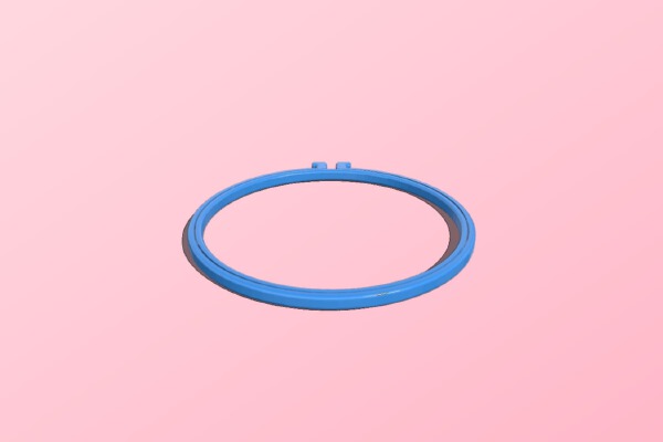 Embroidery no screw | 3d print model