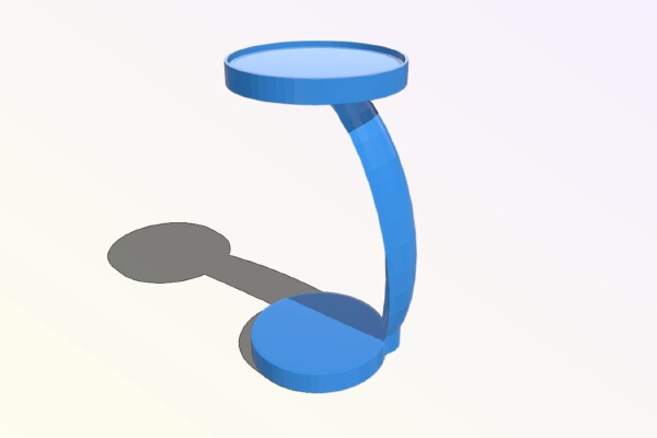 stackable flying riser base for ttrpg miniatures (1" base) | 3d print model