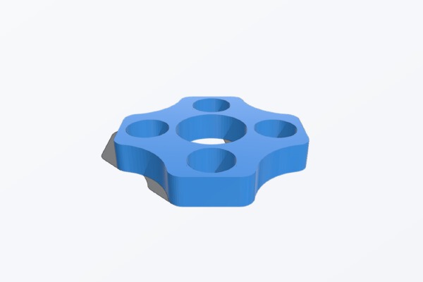 1106 Soft Motor Mount Pad (2 inch quads) | 3d print model