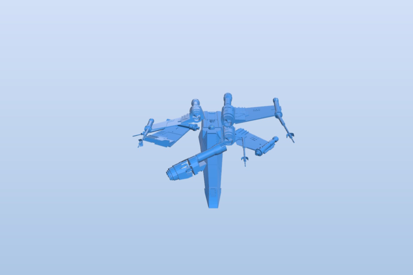 Crashed X-Wing Ship
