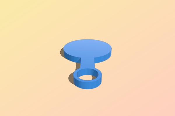 Australian dollar shopping trolley token | 3d print model
