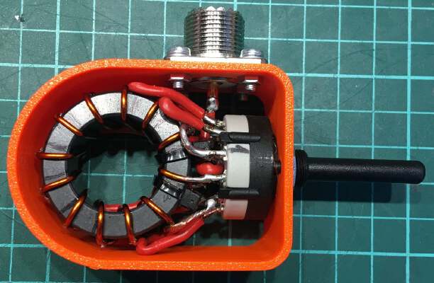 Magnetic Loop antenna modular coupler | 3d print model