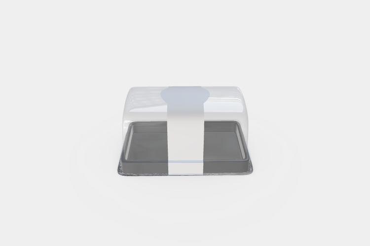 Disposable Plastic Boxes Sleeve Mockup