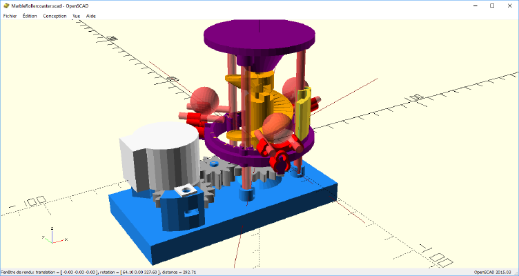 Marble run roller coaster | 3d print model