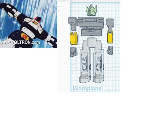Voltron 2 Gladiator Albegas Alpha | 3d print model