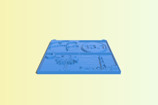 My Customized Lithophane Gallery Panes | 3d print model