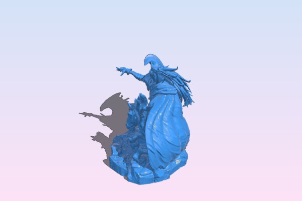 Alucard and the horse | 3d print model